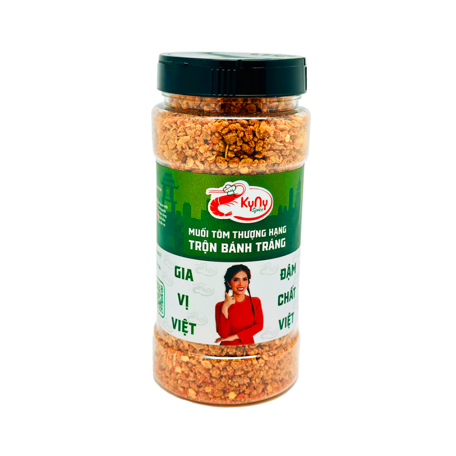 Muối tôm thượng hạng trộn bánh tráng Kyny Spice trọng lượng 210g