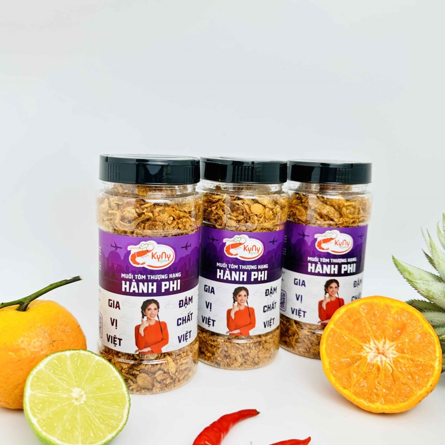 Muối tôm hành phi thượng hạng Kyny Spice trọng lượng 210g