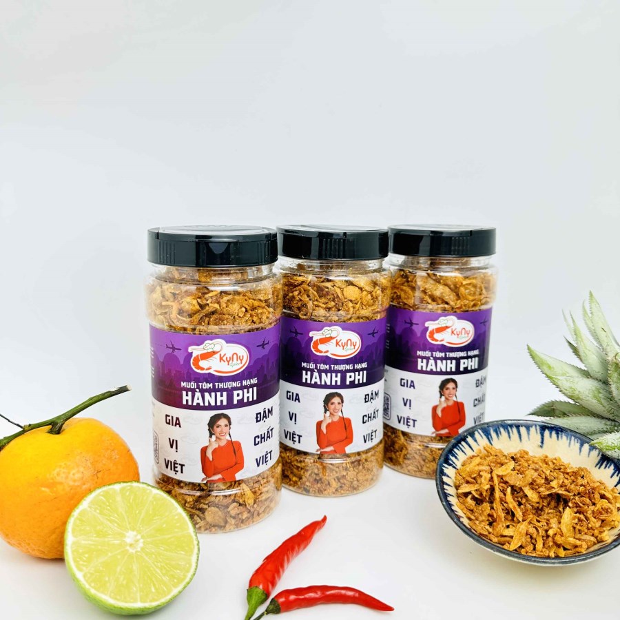 Muối tôm hành phi thượng hạng Kyny Spice trọng lượng 210g