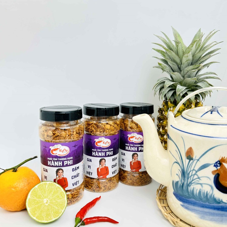 Muối tôm hành phi thượng hạng Kyny Spice trọng lượng 210g