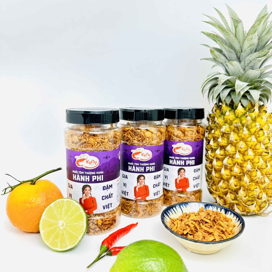 Muối tôm hành phi thượng hạng Kyny Spice trọng lượng 210g