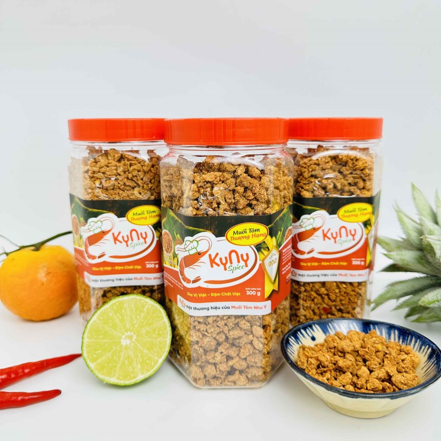 Muối tôm Kyny Spice Gold hạt to trọng lượng 350g