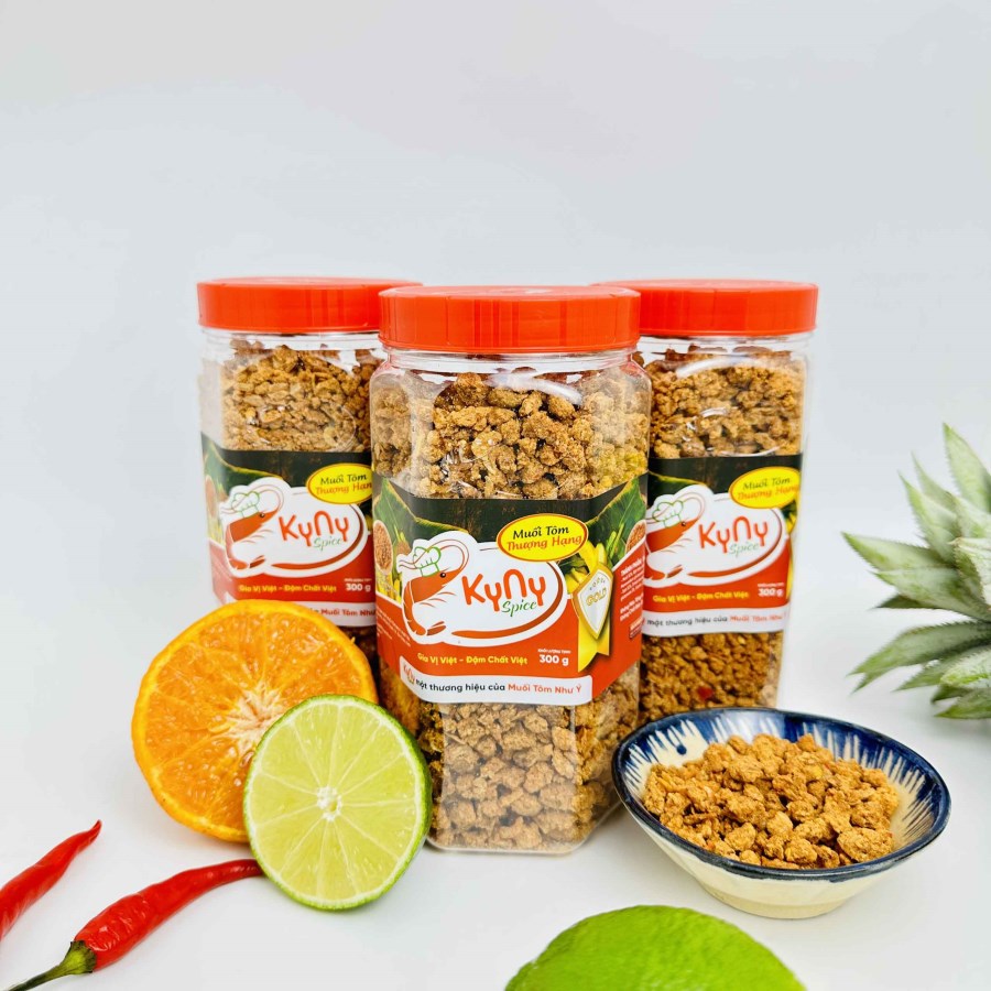 Muối tôm Kyny Spice Gold hạt to trọng lượng 350g