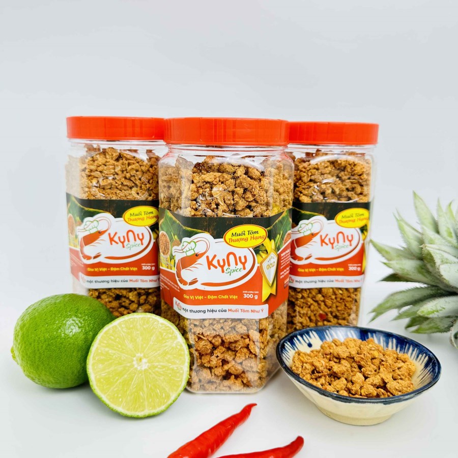 Muối tôm Kyny Spice Gold hạt to trọng lượng 350g