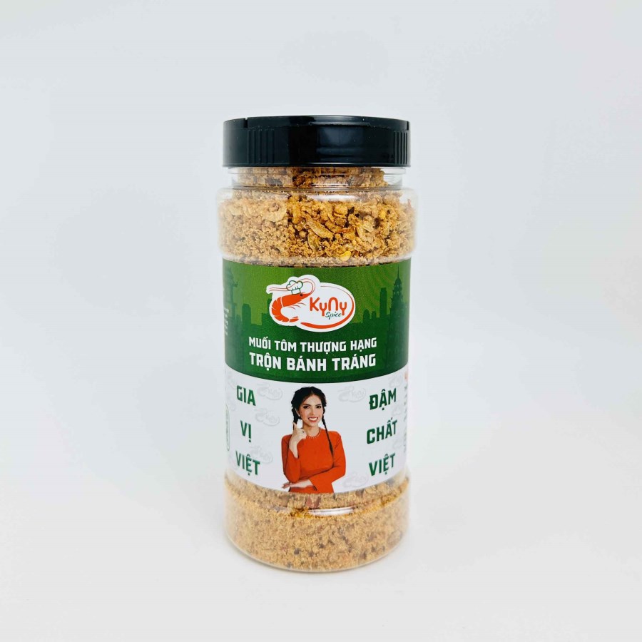 Muối tôm thượng hạng trộn bánh tráng Kyny Spice trọng lượng 210g