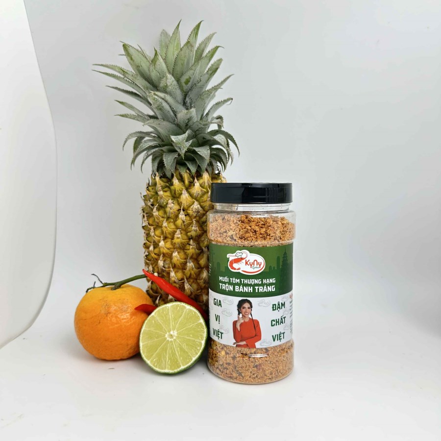 Muối tôm thượng hạng trộn bánh tráng Kyny Spice trọng lượng 210g