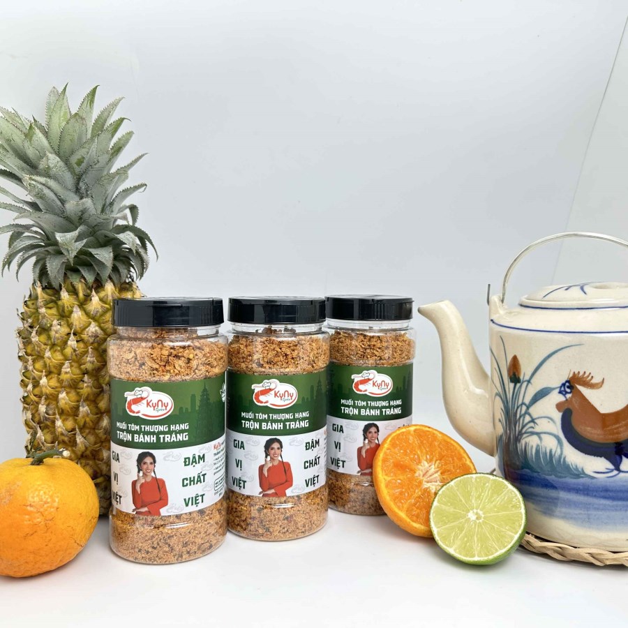 Muối tôm thượng hạng trộn bánh tráng Kyny Spice trọng lượng 210g