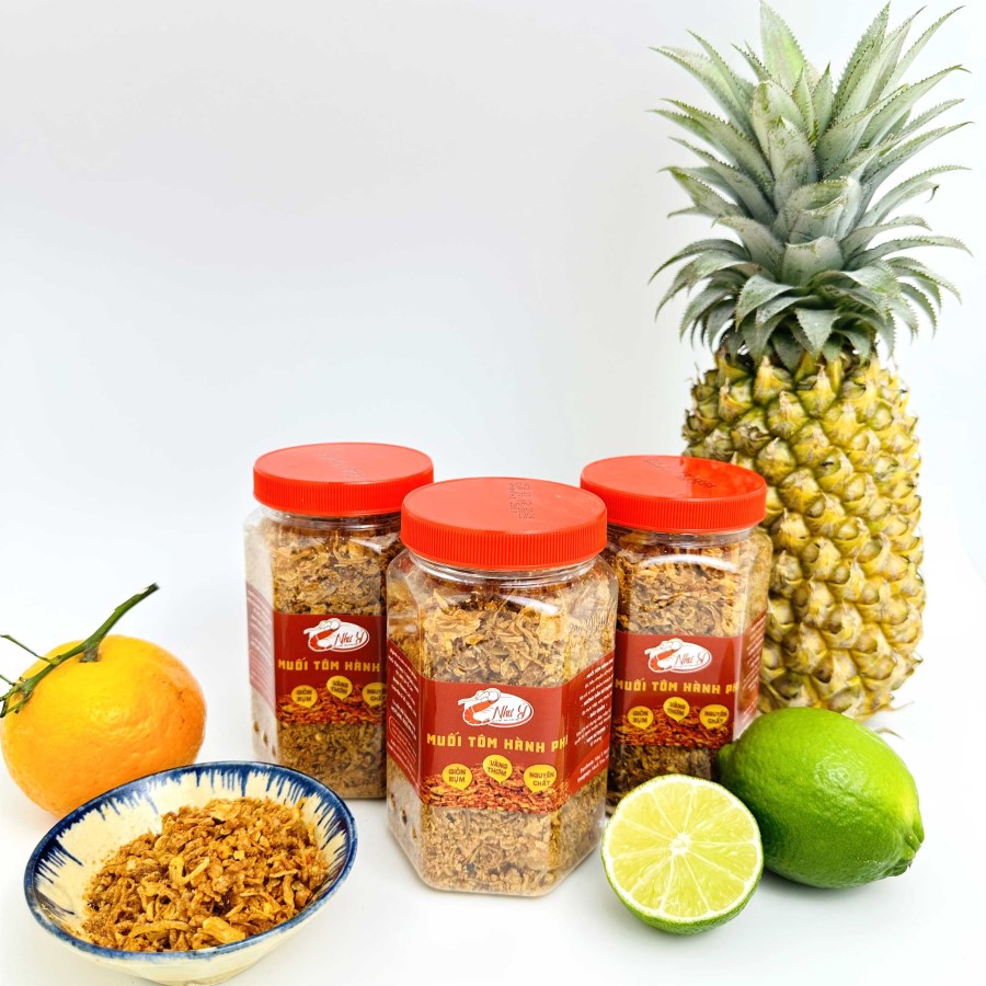 Muối tôm thượng hạng hạt hành phi 250g