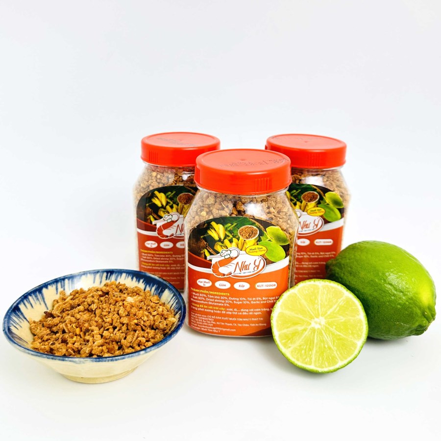 Muối tôm thượng hạng hạt vừa 120gr