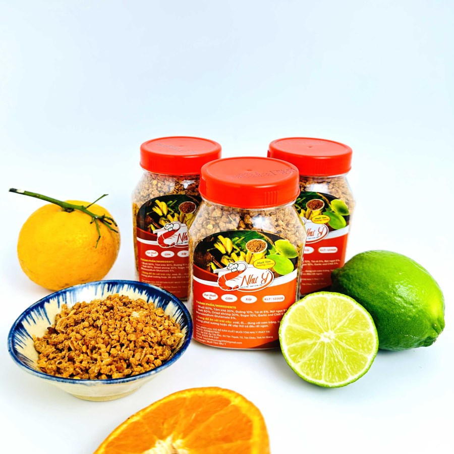 Muối tôm thượng hạng hạt vừa 120gr